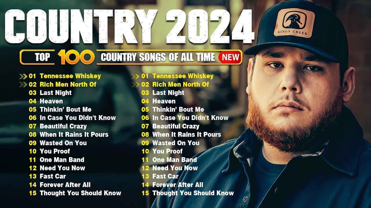 Country Music Playlist 2024 - Luke Combs, Tim Mcgraw, Blake Shelton, Brett Young, Morgan Wallen